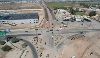 Cierre vehicular por obra en carretera Islas Agrarias