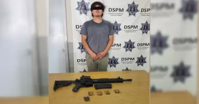 Detenido con fusil de asalto