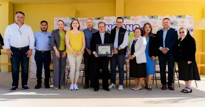 Evento de entrega de calentadores solares en la Casa Hogar del Anciano de
Ensen