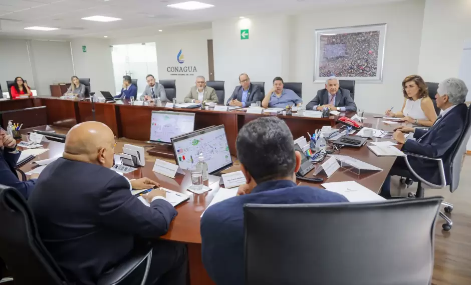 Reunin de trabajo con el director de la Comisin Nacional del Agua