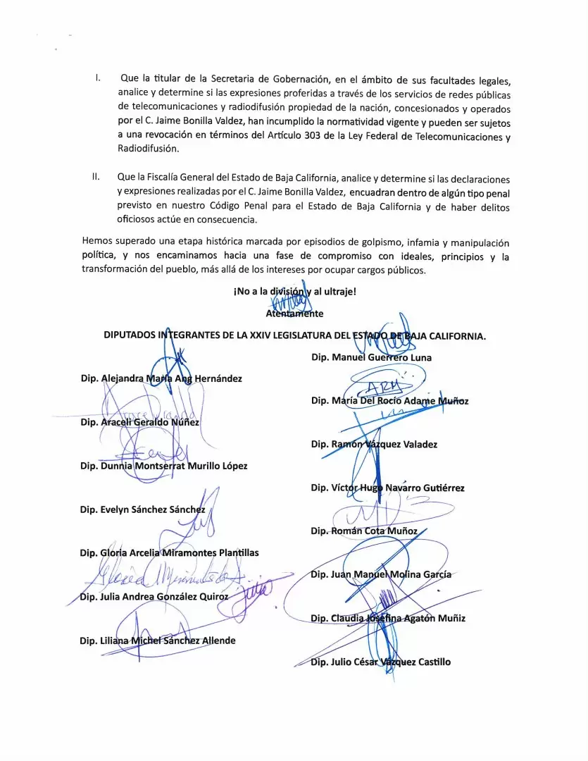 Morenistas de BC piden revisión de concesiones de medios a Jaime Bonilla y considerar revocación, por violar ley y ultraje a la autoridad