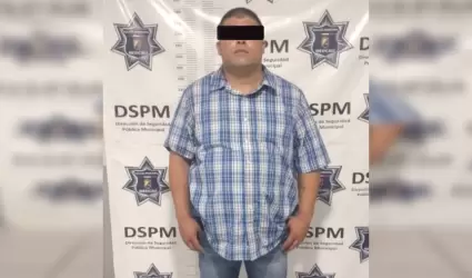 Presunto responsable de robos a supermercados