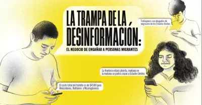 La trampa de la desinformacin: el negocio de engaar a personas migrantes