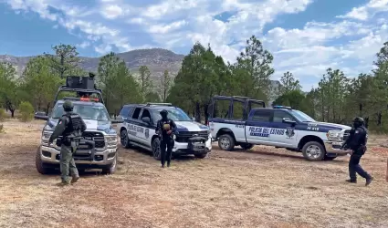 Enfrentamiento ocurrido en el municipio de Guachochi, Chihuahua.