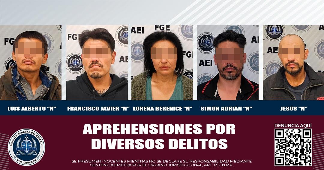 Fge Cumplimenta órdenes De Aprehensión Por Robo De Vehículo Violencia Familiar Despojo Y 9027