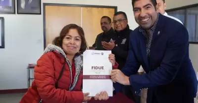 Entrega de t�tulos de propiedad fiude