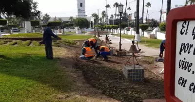 Realiza personal del Riviera y Servicios P�blicos labores de mantenimiento y con