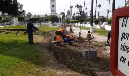 Realiza personal del Riviera y Servicios P�blicos labores de mantenimiento y con