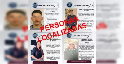 4 personas localizadas
