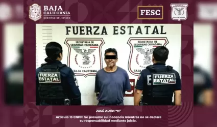 Hombre detenido por violencia familiar