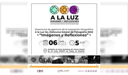 Llega exposici�n fotogr�fica intinerante "A la luz, im�genes y reflexiones" al C
