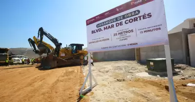 Construccin del Bulevar Mar de Corts