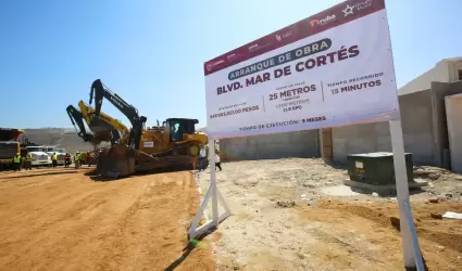 Construccin del Bulevar Mar de Corts