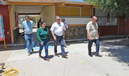 Supervisa Secretario de Educaci�n avance de obras de infraestructura en el porve