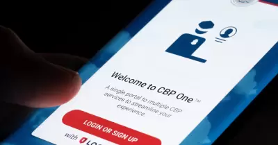 CBP Una aplicacin vista en la pantalla del smartphone