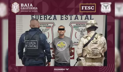 Detenido con arma