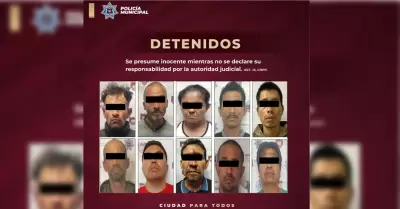 Detenidos por diversos delitos