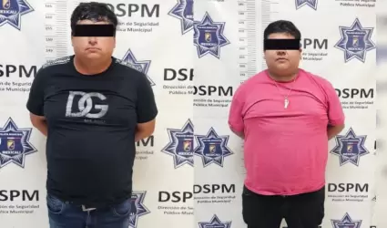 Detiene a 2 jvenes y un adolescente con arma de fuego