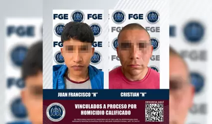 Vinculados por homicidio calificado