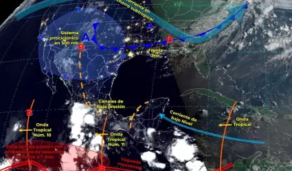 Pronstico Meteorolgico para el 10 de julio