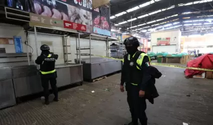 Incendio en Central de Abastos de Toluca