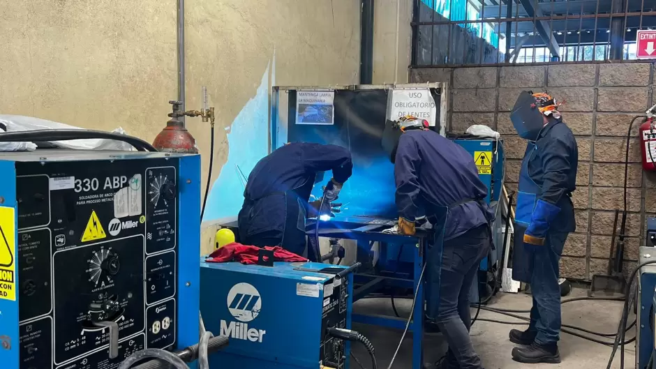 Imparte curso de soldadura Conalep BC dirigido al �mbito industrial de la transformaci�n