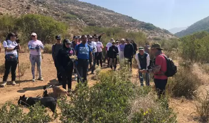 Realiza INMUDERE exitosa actividad de senderismo para principiantes