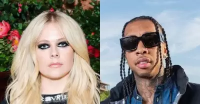 Avril Lavigne y Tyga fueron captados juntos.