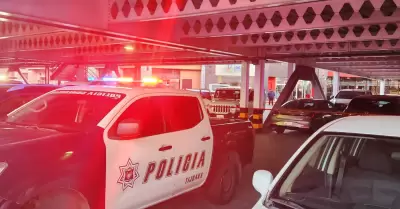 Baleado en plaza comercial