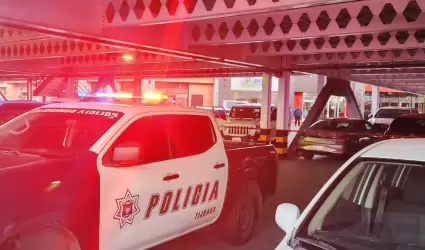 Baleado en plaza comercial