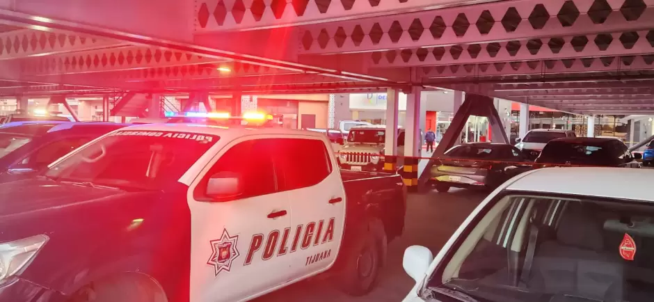 Baleado en plaza comercial