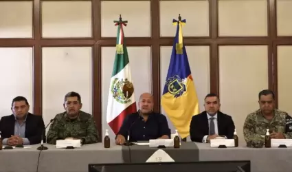 Enrique Alfaro, gobernador de Jalisco en conferencia de prensa