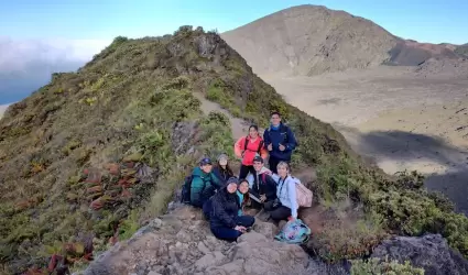 Ayer fue d�a de limpieza de playa en Baldwin Beach y visita al Cr�ter Haleakala