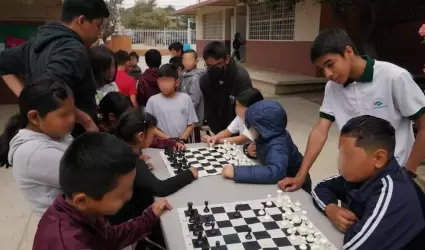 Promueve Conalep plantel Tecate disciplina de ajedrez entre estudiantes de prima