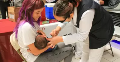 Intensifica BC vacunaci�n infantil y para mujeres embarazadas en la jornada naci