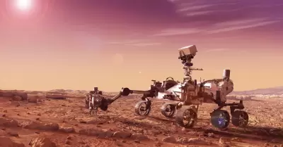 Marte explora la superficie del planeta.