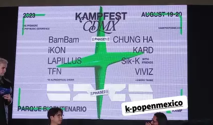 Cancelan Kamp Fest CDMX 2023 y fanticos preparan boicot