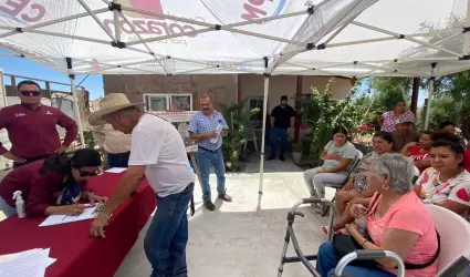 Informa CESPM acciones de ampliaci�n de red de agua potable a habitantes de colo