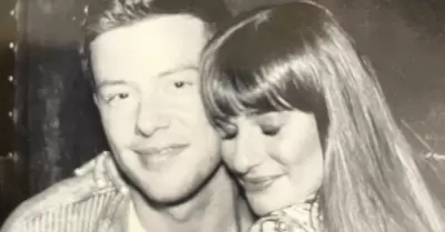 Lea Michele y Cory Monteith fueron compaeros en "Glee".