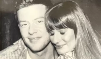 Lea Michele y Cory Monteith fueron compaeros en "Glee".