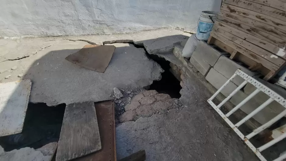 Socav�n en vivienda ubicada en zona centro