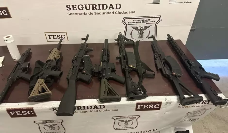 Armas de fuego y chalecos antibalas