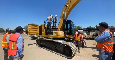 Fortalece CESPM capacitaci�n en equipamiento para la limpieza de drenes