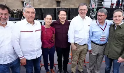 Mario Delgado y las "corcholatas" de Morena.