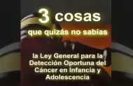 VIDEO: Senado destaca Ley General para la deteccin oportuna del cncer en infancia y adolescencia