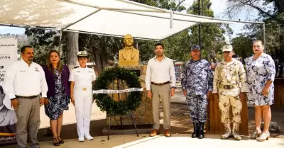 Ceremonia cvica conmemorativa al 95 Aniversario Luctuoso del general lvaro Obr