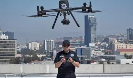 Drones de la polica de Tijuana