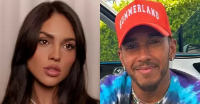 Eiza Gonzlez y Lewis Hamilton pasearon en yate juntos.