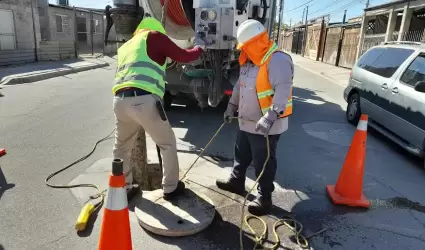 Realiza CESPM jornada de desazolve en la colonia Hidalgo de Mexicali