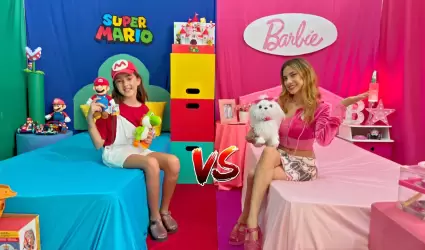 mario vs barbie